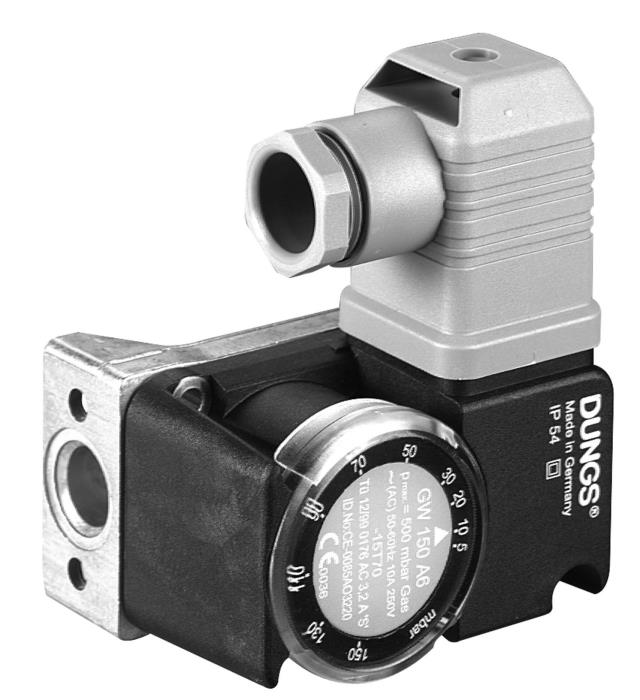 Dungs GW A6 Pressure Switches For Gases And Air